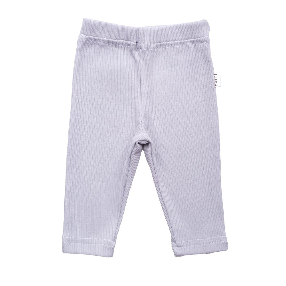 BABY LEGGINS - ribbed GREY - PUFFI