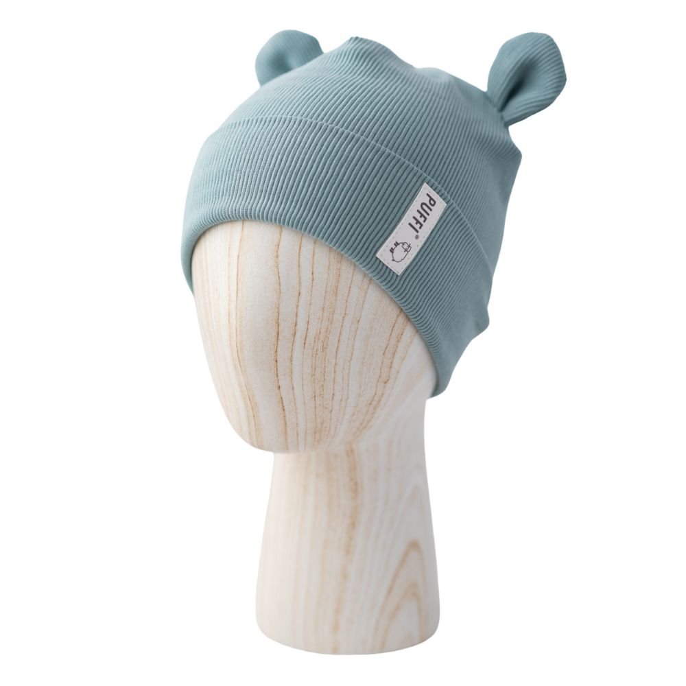 Beanie - MEDO Ribbed MINT - PUFFI