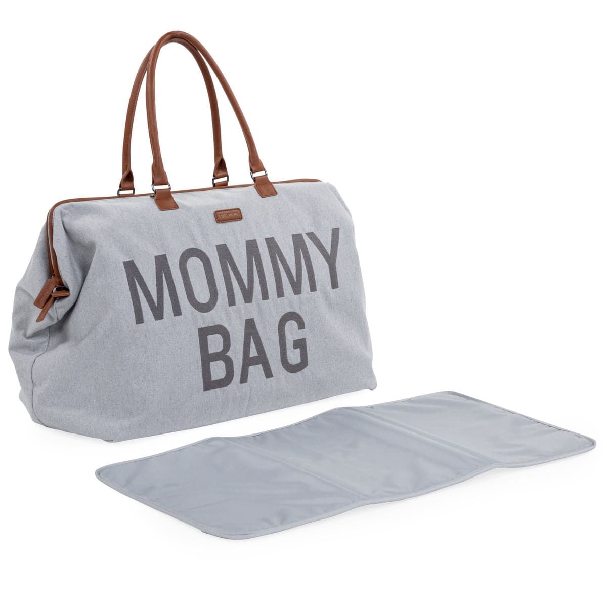 Childhome® Torba Mommy Bag Canvas, Grey - PUFFI