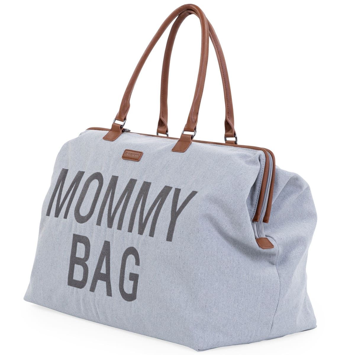 Childhome® Torba Mommy Bag Canvas, Grey - PUFFI