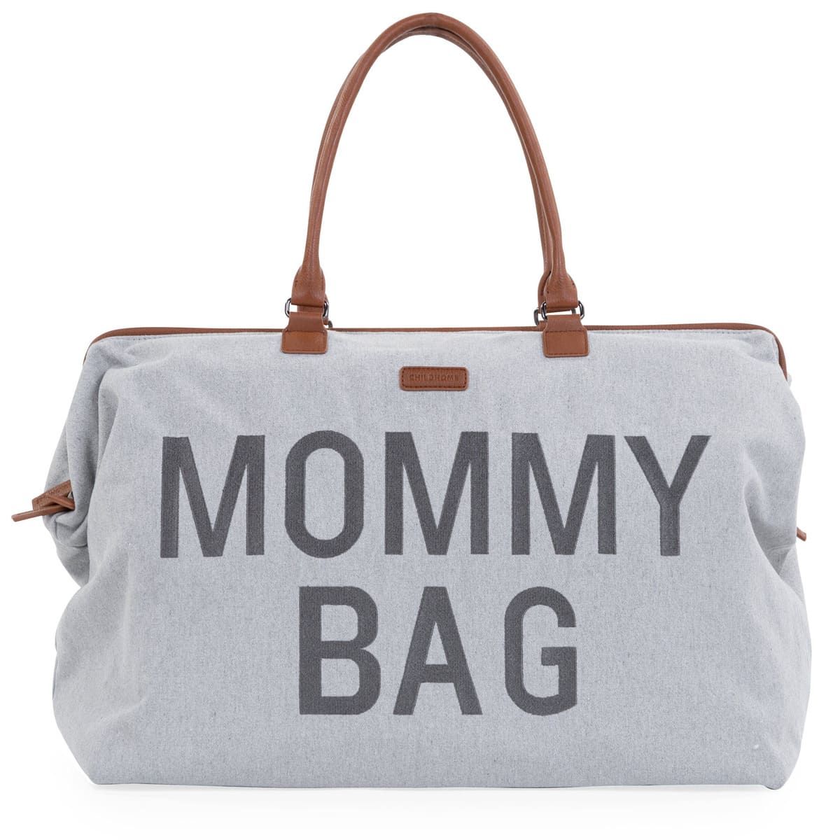 Childhome® Torba Mommy Bag Canvas, Grey - PUFFI