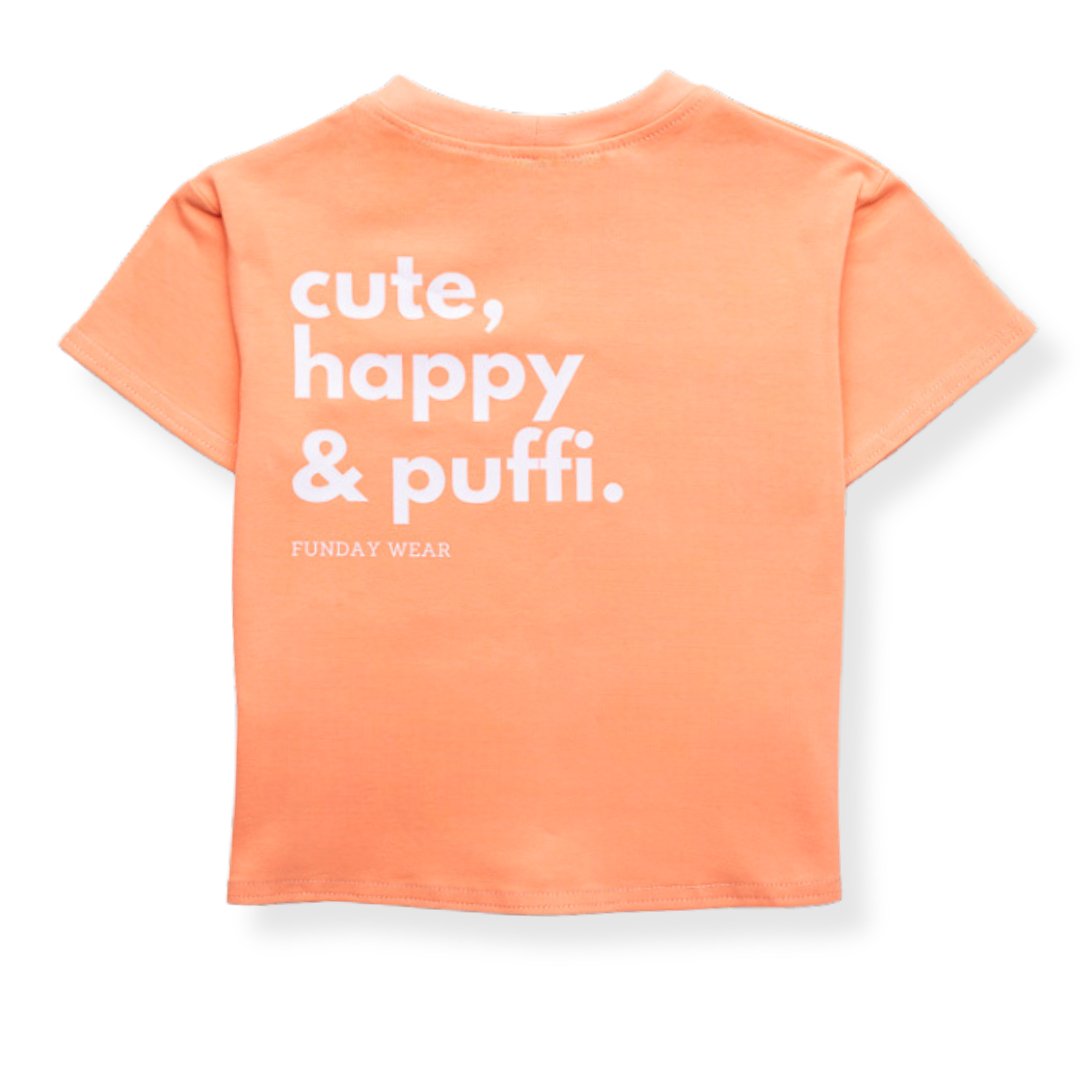 FUNDAY WEAR t-shirt PEACH - PUFFI