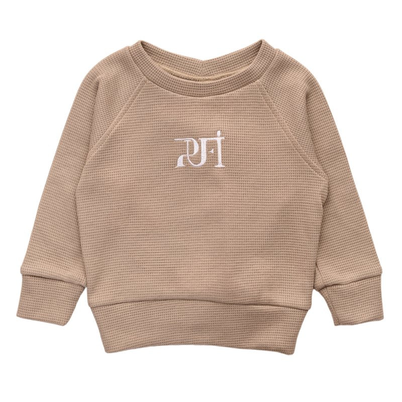 Jopa waffle MONOCROME - Taupe - PUFFI