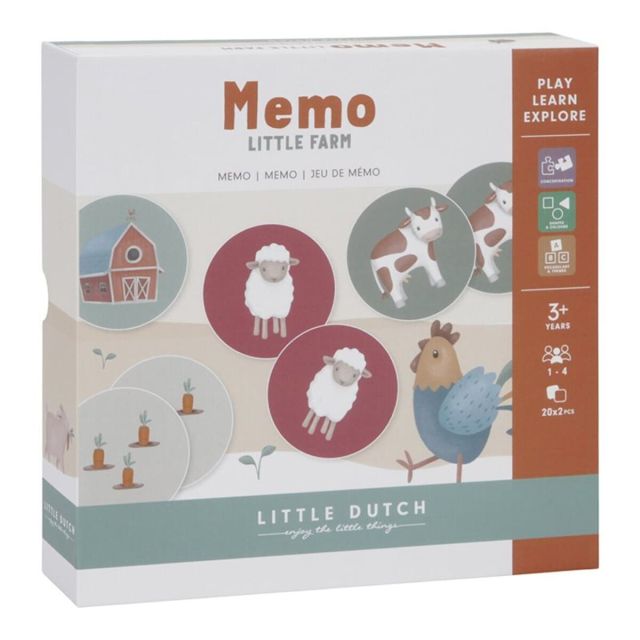 Little Dutch® Memo, Little Farm - PUFFI