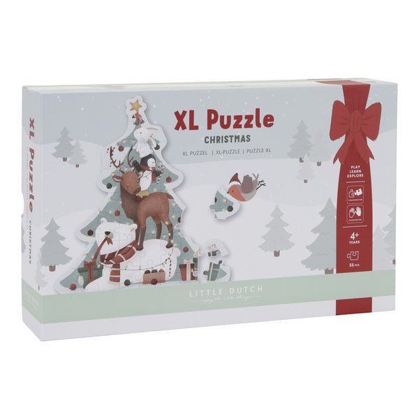 Little Dutch® Memo, Puzzle XL Christmas - PUFFI