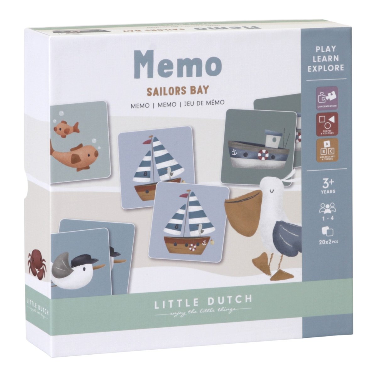 Little Dutch® Memo, Sailors Bay - PUFFI