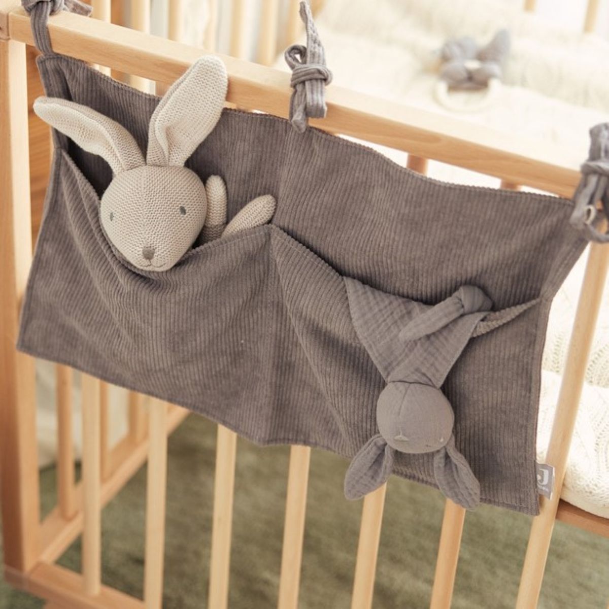 Ninica BUNNY EARS STORM GREY - PUFFI