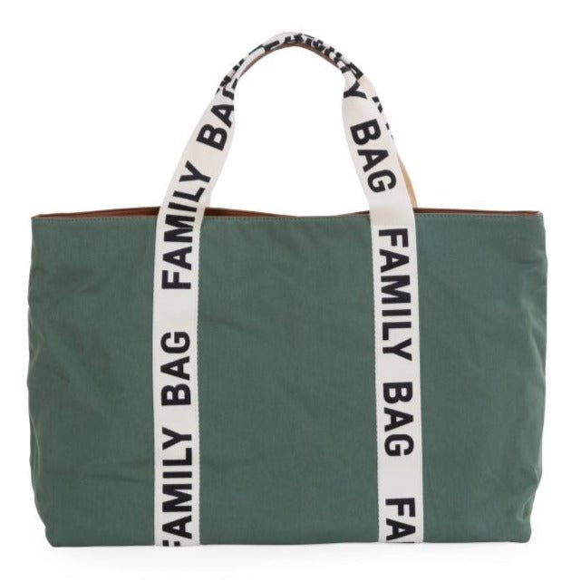 Torba FAMILY BAG Signature Canvas, GREEN - PUFFI