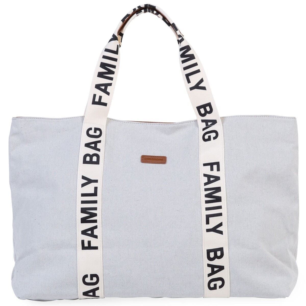 Torba FAMILY BAG Signature Canvas, OFF WHITE - PUFFI