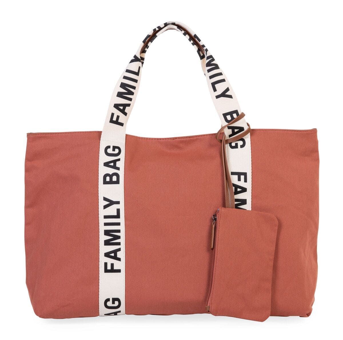 Torba FAMILY BAG Signature Canvas, TERRACOTTA - PUFFI