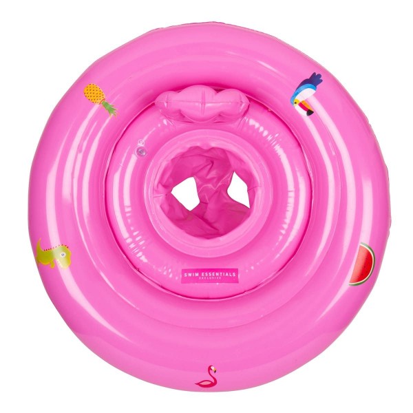 Swim Essentials Plavalni obroč s hlačkami, Tropical pink