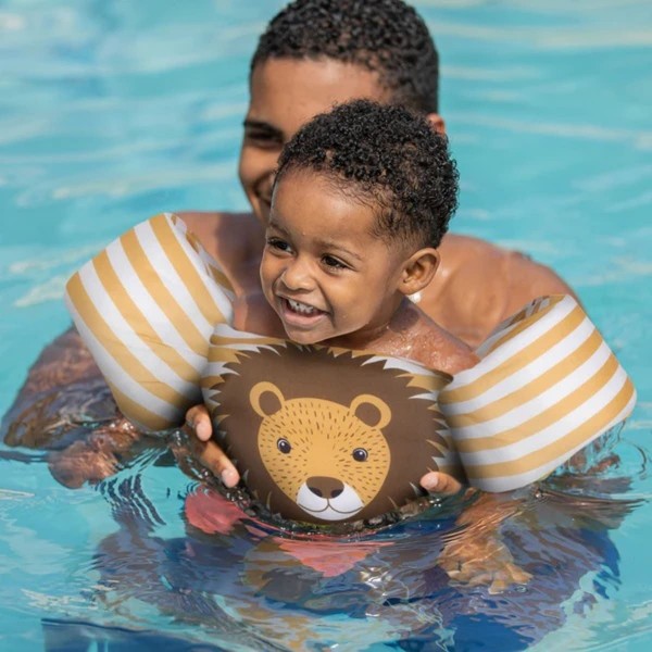 Swim Essentials Otroški plavalni pripomoček z rokavčki, Lion