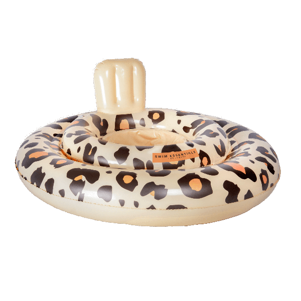 Swim Essentials Plavalni obroč s hlačkami, Beige Leopard