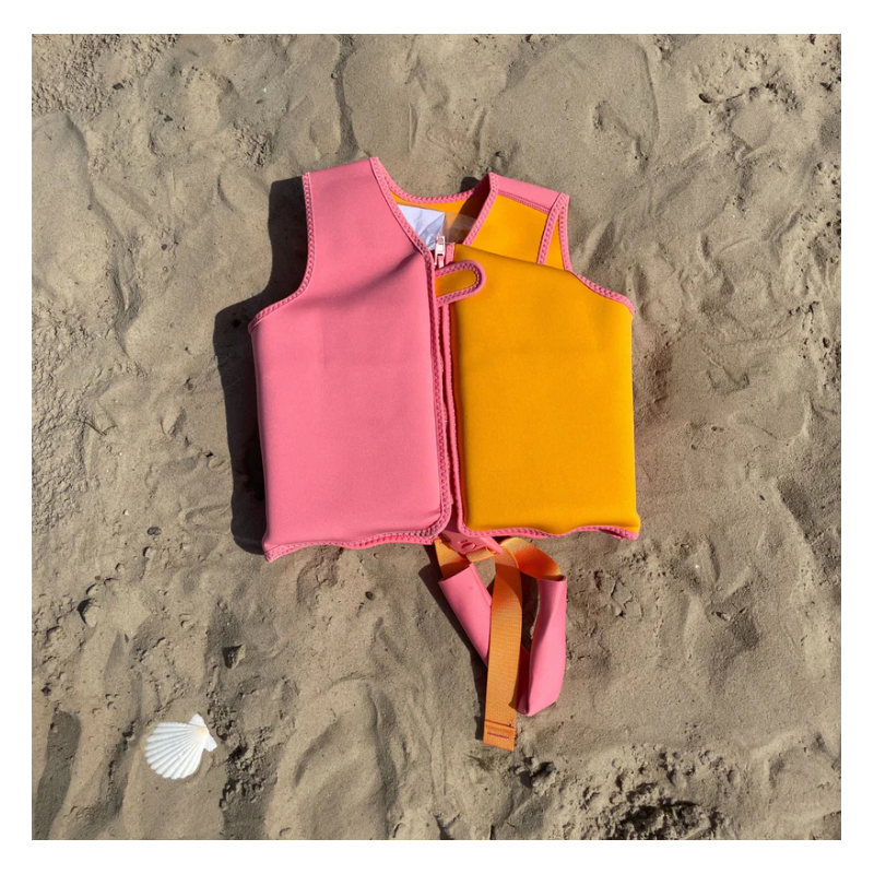 Swim Essentials Otroški plavalni jopič za učenje plavanja, Orange Pink