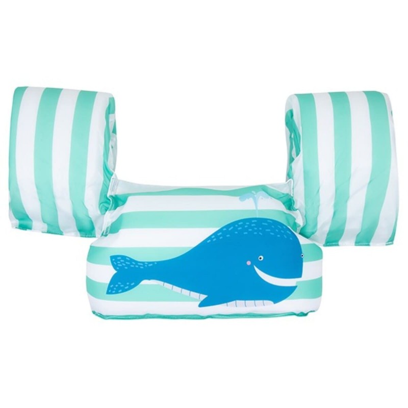 Swim Essentials Otroski plavalni pripomoček z rokavčki, Green Whale