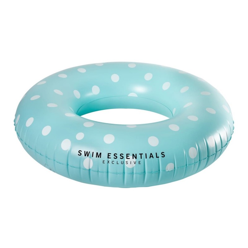 Swim Essentials Napihljiv plavalni obroč 90cm, Blue with dots